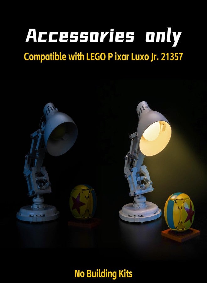 BrickBling Lighting Compatible with Lego Ideas Pixar Luxo Jr. 21357(Not Come with Model) (RC Version Light) - Image 4